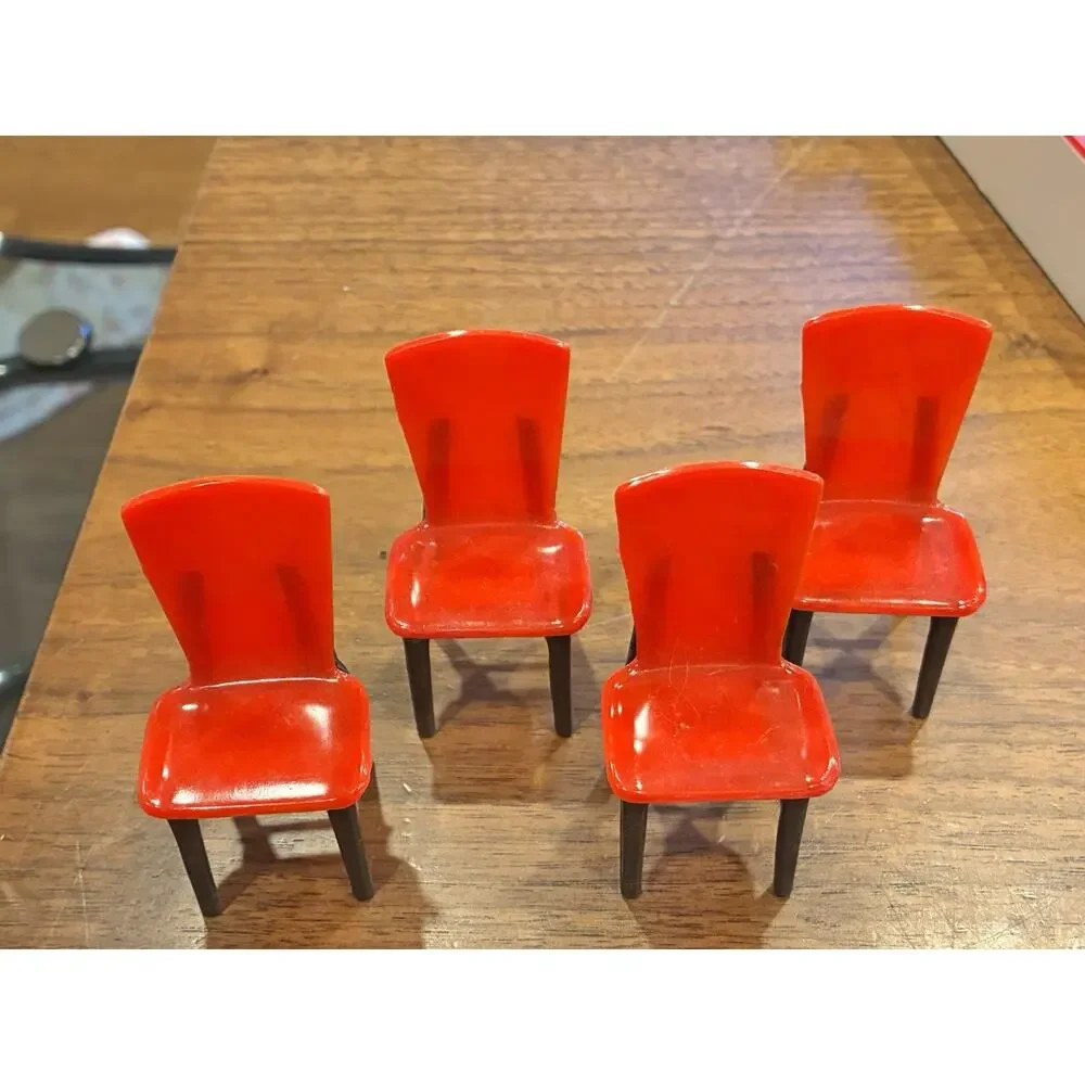 Vintage 50's 60’s dollhouse furniture lot , Marx Lunbys